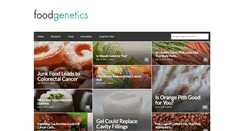 Desktop Screenshot of foodgenetics.com